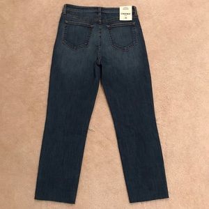L AGNENCE Womens Navy Straight leg Jeans